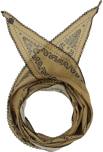 FRAAS Damen Halstuch Diamond Shape | Paisley Design | 100% Baumwolle | 36 x 132 cm