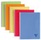 Clairefontaine 328126C Collection Linicolor Fresh Un Cahier à Spirale - A4 21x29,7 cm - 180 Pages Petits Carreaux - Papier Blanc 90 g - Couverture Polypro Transparent - Couleur Aléatoire