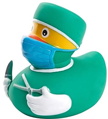 BUBBLE BABE Badeente Chirurg