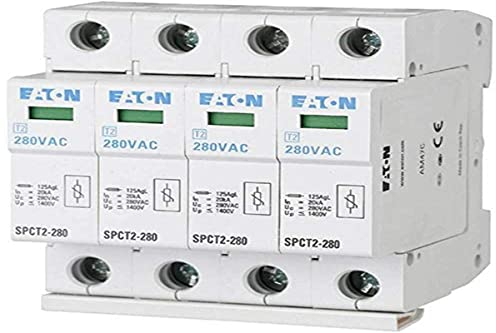 Eaton 167596 Parafoudre enfichable, 4P, 280 VAC, 4 x 20ka