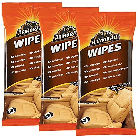 Armor All 3X 39020L LEDERPFLEGE TÜCHER 20 Stück