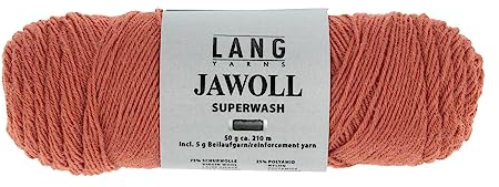 Lang Yarns JAWOLL Sockenwolle 4fach incl. Beilaufgarn Fb.275 terracotta