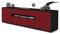 Stil.Zeit TV Schrank Lowboard Bjonda, Korpus anthrazit matt, Front Farb-Design Bordeaux (180x49x35cm), mit Push-to-Open Technik & Leichtlaufschienen