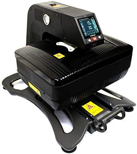ST-420 Pneumatic Auto 3D Vacuum Heat Press Sublimation Oven Mug Phone Plate (Black)