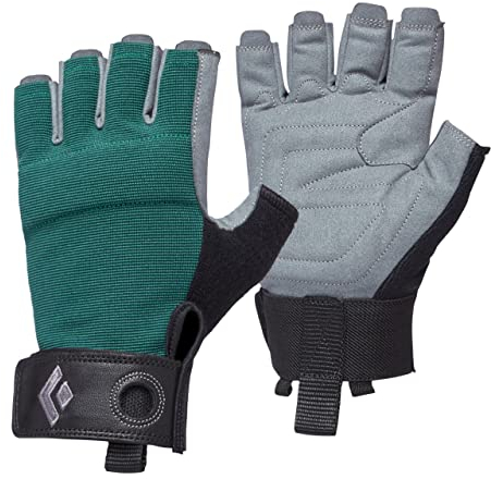 Black Diamond Women's Crag Half-Finger Gloves Kletter-Handschuhe, Raging Sea, Medium