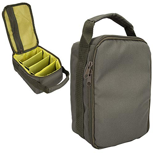 SOONHUA Borsa da Pesca Impermeabile Portatile - Porta Canna, Mulinello, Attrezzatura, Fly Tackle, Gear, Lure, Line Case - Organizer per Accessori