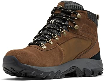 Columbia Newton Ridge Plus 2 Suede WP, Scarponi da trekking alta Uomo, Dark Brown/Dark Grey, 42.5 EU