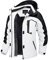 TACVASEN Dame Snowboardjacke Winter Wandern Übergangsjacke Arbeitsjacke Hiking Outdoor Jacken Gefüttert mit Kapuze und Taschen, Weiß-schwarz, S