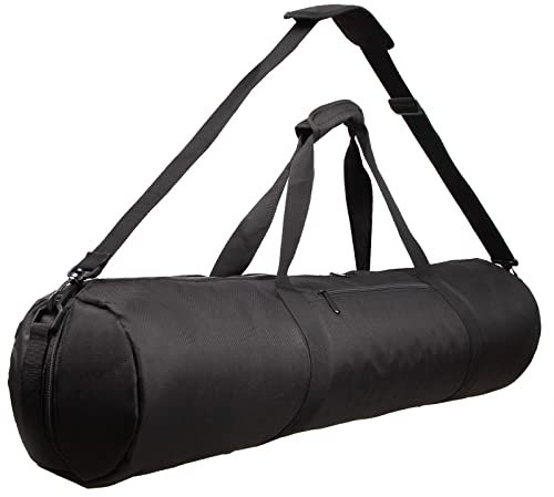 BOLLUMA Photography Equipment Carry Bag, Black, 39.4x7.9 Inches, Water-Repellent Nylon, Adjustable Shoulder Strap, Zipper Closure, Unisex, Casual Style, 1330710031