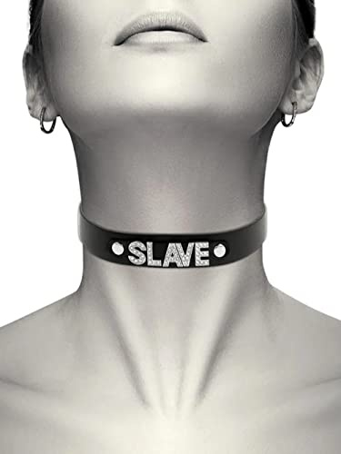 COQUETTE Choker Cuero Vegano – Slave