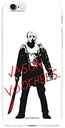 ERT GROUP Handyhülle für iPhone 6/6S Original und offiziell Lizenziertes Horror Muster Friday the 13th 017 optimal an die Form des Handy angepasst, hülle aus TPU