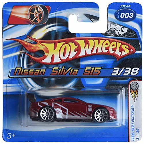 Hot Wheels Nissan Silvia S15, 2006 First Editions 3/38 [rot] Short Card
