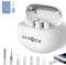 iPhone Cleaning Kit for Charging Port, Multi-7 in 1 Airpod Cleaner Kit, Phone Cleaning Tool, Repair for iPhone and Type-C Data Cable, Camera, Earbud, Speaker, Electronic Screen, Portable Storage Case