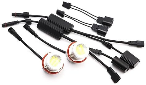 Angel Eye 2 uds Brillante 120W Angel Eyes Marker Luces Bombillas lámpara Uso for BMW E87 E39 M5 E60 E61 E63 E64 M6 E65 E66 E83 X3 E53 X5 2000-2008 Angel Eyes