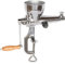 Beerenpresse Manuell, Saftpresse Stahl Mit Kurbel und Reinigungsbürsten, 32cm Fruchtpresse Mit Schraubzwinge Zur Tischmontage
