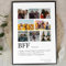 Bestie Geschenk Weihnachten - Personalisiertes Fotogeschenk auf Holz - Geburtstagsgeschenk beste Freundin, Bestie Geschenk, Geschenke Für Bestie, BFF, Geschenk Bestie, Beste Freundin 8 Bilder