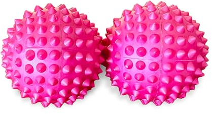 2x DBT Skills Igelball | Magnetischer Hochstress Akupressurball | Biologisch Abbaubar - Pink | 32mm Durchmesser | zum Stressabbau oder zur Massage, gegen Anspannung und für mehr Konzentration