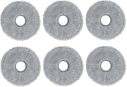 DingGreat Replacement Parts Compatible with Roborock Qrevo Master/Roborock P10S Pro Vacuum Cleaner Robot, Parts, Mop Accessories (Mop Cloth 6 Pieces)