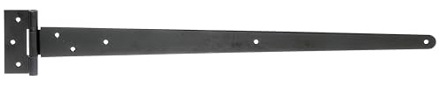 Alberts 829964 Kreuzgehänge | schwarzer Tauchlack | Band 596 x 48 mm | Scharnier 90 x 40 mm | 10er Set