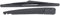 TKSE Heckscheibenwischer Set für Astra H Corsa E, Heckscheibe Scheibenwischer Arm & Blatt, Heckwischerarm Wischerarm Wischerblatt LST OP04, 1273395, 93178858