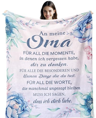 Vegas Oma Geschenk, Geschenk Oma Geburtstag, Geschenke für Oma, Geburtstagsgeschenk für Oma, Geschenk für Oma Von Enkel Enkelin, Beste Oma Geschenke, Oma Decke 150X130CM
