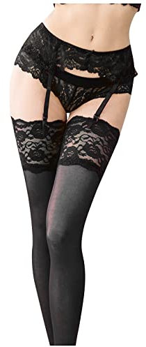 Generisch Lingerie Sexy Enceinte avec Bas Body Rouge, Noir , L