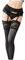 Generisch Lingerie Sexy Enceinte avec Bas Body Rouge, Noir , L