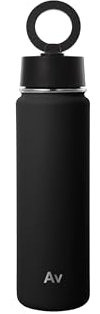 Magsafe compatible 24oz Thermos, water bottle for hot/cold drinks, stainless steel, with a magnetic mobile phone holder, perfect for active lifestyle, sign language, hands free tripod.