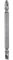 sourcing map Magnetic Double Ended Screwdriver Bit 6mm PH2/SL6 4 Length 1/4 Hex Shank S2 Steel Phillips Cross Slotted Flat Screw Driver Bit