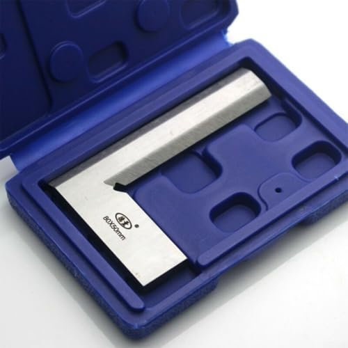 Ingenieur-Messwerkzeug, quadratisches Lineal mit Sitzbreite von 5 mm (80 x 50 mm)