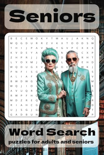 Seniors: Easy-to-Read Large Print Word Search Puzzle Book for Seniors – 50+ Relaxing Puzzles with 495 Words to Keep the Mind Sharp