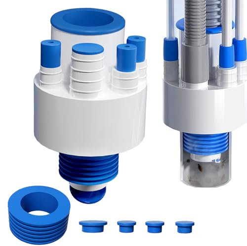 WISIRENT 40-75mm Adaptador de Drenaje para Lavadora, Empalme para Tubo Desague Lavadora y Lavavajillas Adaptor para Manguera Desagüe, Conector Manguera Lavadora y Lavavajillas para Lavadoras
