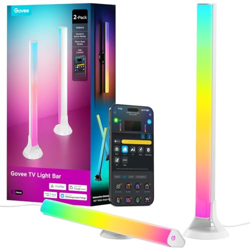 Govee RGBWIC TV Light Bars,WiFi TV Hintergrundbeleuchtung für 45-70Zoll TVs