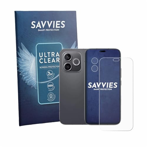 Savvies 18 Stück Schutzfolie für Honor 600 Lite (Display+Kamera) Displayschutz-Folie Ultra-Transparent