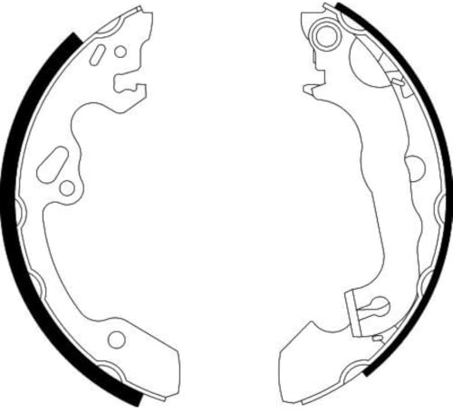 HELLA 8DB 355 002-231 Bremsbackensatz - H9320 - für u.a. FORD