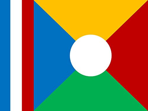 magFlags Drapeau Large Proposition de drapeau pour l Île de Réunion | drapeau paysage | 1.35m² | 100x130cm