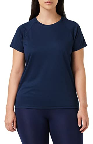 Stedman Apparel Women's Active 140 Raglan/St8500 Sports Shirt, Blue (Marina Blue), M UK