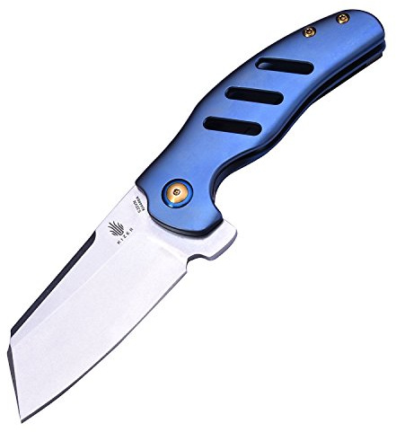 Kizer Cutlery C01E Blue Titanium Framelock