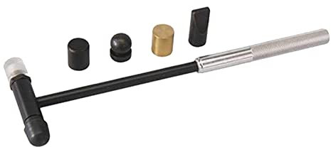 Dapetz ® Jewellery Making Craft Tool Set Mini Hammer Soft Face Shaping Ball Head Double-Faced Hammer Mallet, Rubber Hammer for Home Decoration Installation Hand Tool and Supplied with 6 Heads