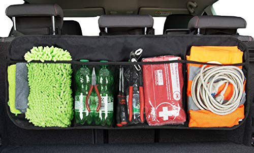 Zollner Auto Kofferraum Organizer, universal, 89x35 cm, Gurte, antirutsch Noppen