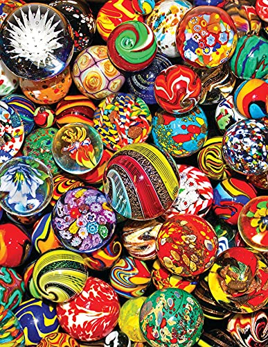 Springbok 33-01545 Marble Madness 500 Piece Jigsaw Puzzle, Multi