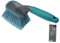 JVL Car Bike Care Cleaning Range Wheel Brush, Short, Plastic and Rubber, Teal/Grey, 27 x 6.5 x 10 cm
