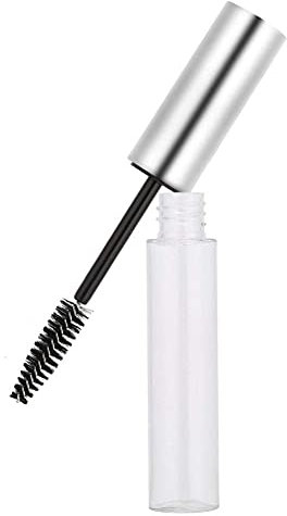 5 Farben 10ml Leere Mascara Tube mit Wimpernstab, Wimpern Wachstum Öl Tube Container Mascara Flasche Nachfüllbar DIY Container Mascara Pinsel (3#)