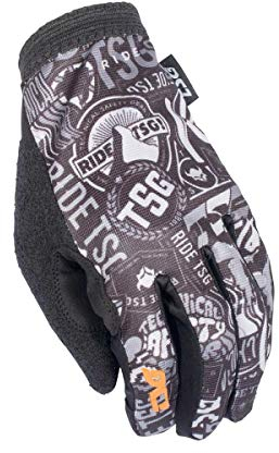 TSG Slim Handschuhe - Stickerbomb | schwarz/orange | M