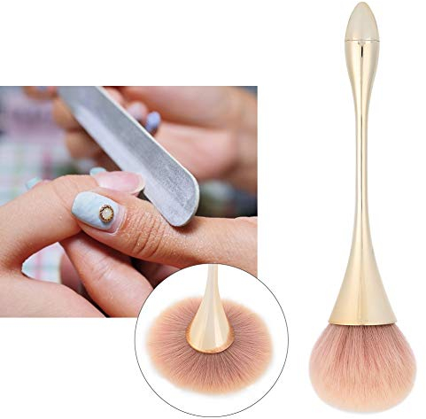 Nail Dust Removal Brush, Long Handle Manicure Nail Art Tools, Nail Powder Cleaning Brush