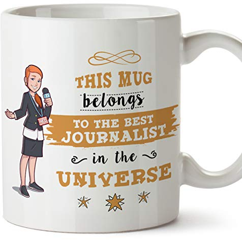 (Tasse in Englisch) Journalistin 350 ml besten der universum
