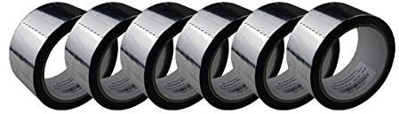 Alu Polypropylen Klebeband Aluminiumklebeband (a. 6 Rollen 5cm x 50m = 300m)