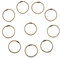 freneci 10 Stück Metall Papier Blinder Ringe DIY Reise Notebook Fotoalbum Scrapbooking - Bronze 4cm