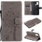 Zchen Coque pour Oppo A53s, Etui Pochette PU Cuir Portefeuille Housse Clapet Folio Livre Pliable Couvercle Rabattable pour Oppo A53s/Oppo A53 (Chat-Gris)