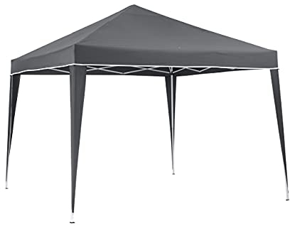 KG KITGARDEN Deluxe Pavillon, Metall Kunststoff, grau, 3x3m